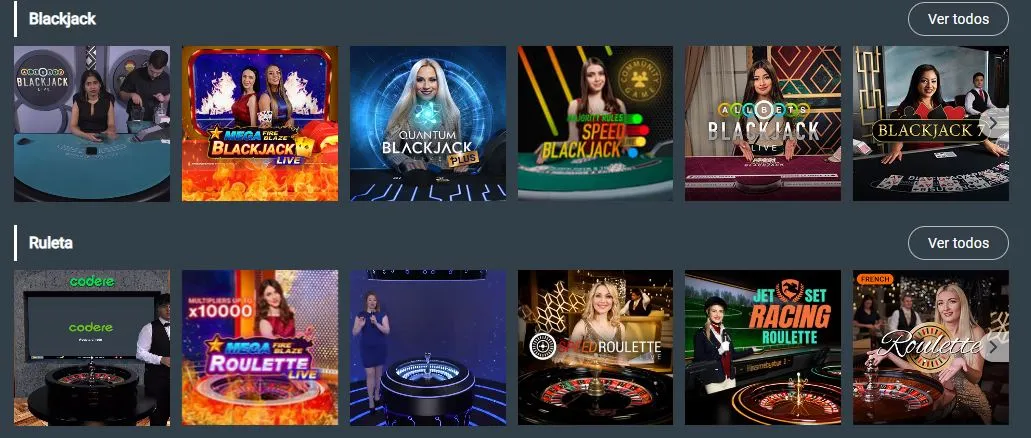 Juegos de apps de casinos